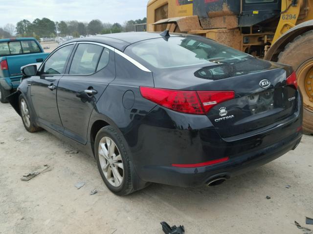 5XXGN4A75CG083608 - 2012 KIA OPTIMA EX BLACK photo 3