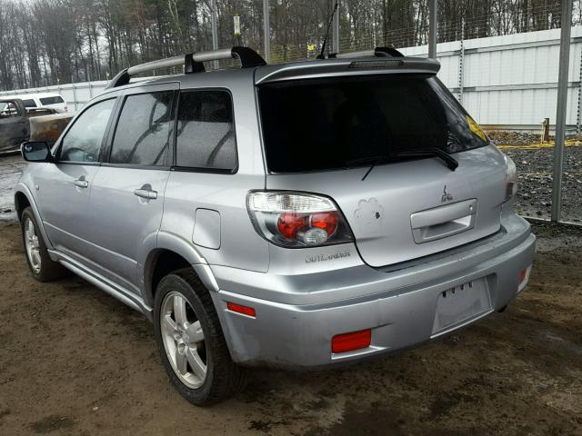 JA4LX81F35U005679 - 2005 MITSUBISHI OUTLANDER SILVER photo 3