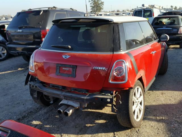 WMWSV3C51DT477119 - 2013 MINI COOPER S RED photo 4