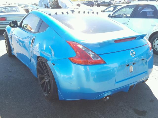 JN1AZ4EH5BM555377 - 2011 NISSAN 370Z BASE BLUE photo 3