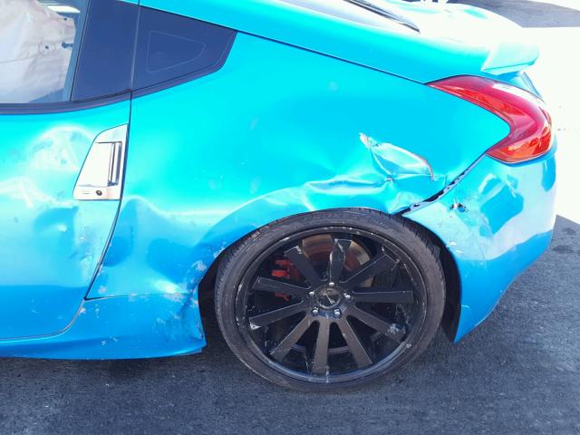 JN1AZ4EH5BM555377 - 2011 NISSAN 370Z BASE BLUE photo 9