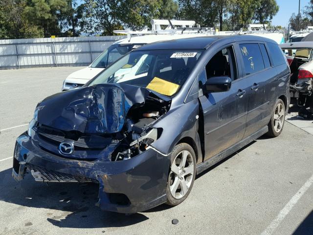 JM1CR29L360101618 - 2006 MAZDA 5 GRAY photo 2