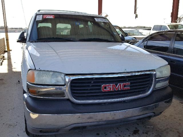 1GKEC13V82R160737 - 2002 GMC YUKON WHITE photo 9