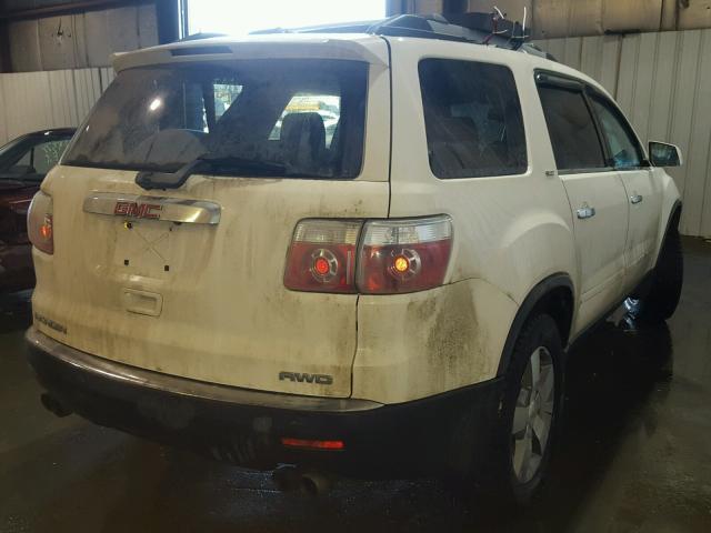 1GKKVRED9CJ244341 - 2012 GMC ACADIA SLT თეთრი ფოტო 4