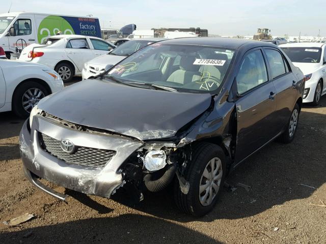 JTDBU4EE6AJ057890 - 2010 TOYOTA COROLLA BA GRAY photo 2