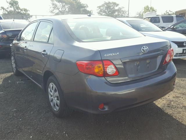 JTDBU4EE6AJ057890 - 2010 TOYOTA COROLLA BA GRAY photo 3