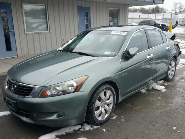 1HGCP36848A007581 - 2008 HONDA ACCORD EXL GREEN photo 2