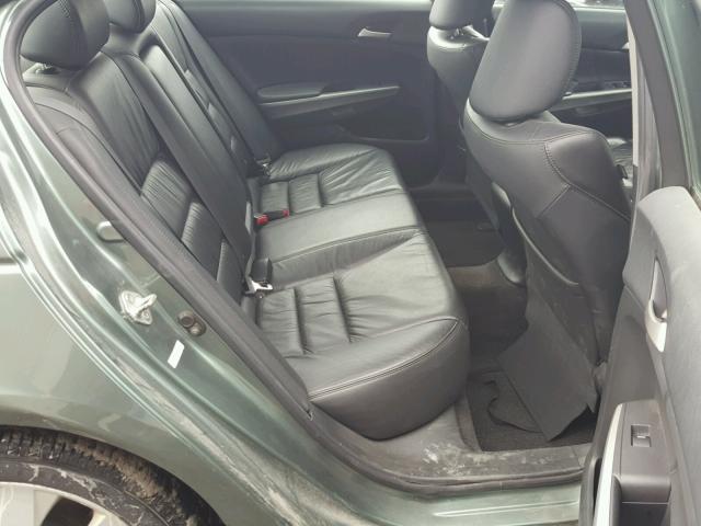 1HGCP36848A007581 - 2008 HONDA ACCORD EXL GREEN photo 6