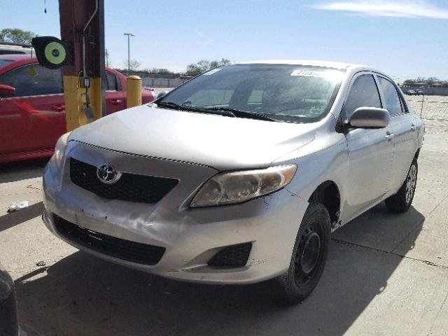 JTDBL40E49J037627 - 2009 TOYOTA COROLLA BA SILVER photo 2