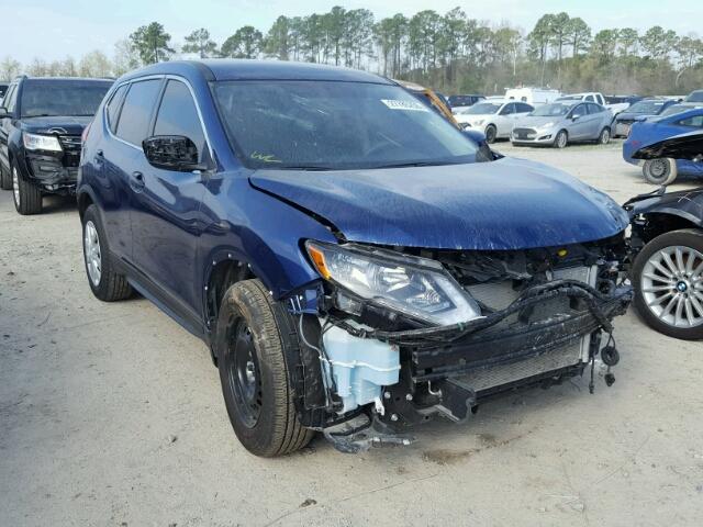 5N1AT2MT8HC784557 - 2017 NISSAN ROGUE S BLUE photo 1