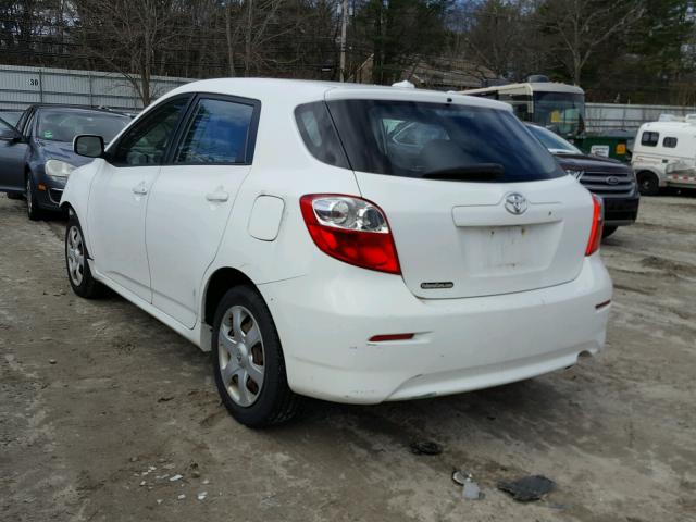 2T1KU40E19C104080 - 2009 TOYOTA COROLLA MA WHITE photo 3