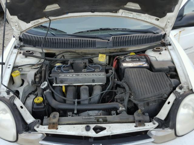 1B3ES46C6YD607552 - 2000 DODGE NEON BASE WHITE photo 7