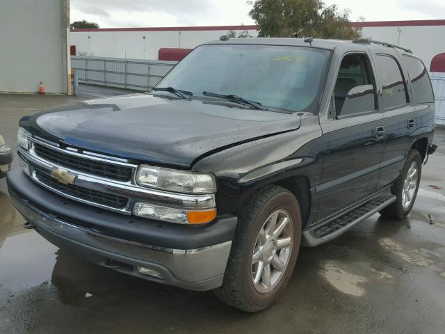 1GNEK13T04J186545 - 2004 CHEVROLET TAHOE K150 BLACK photo 2