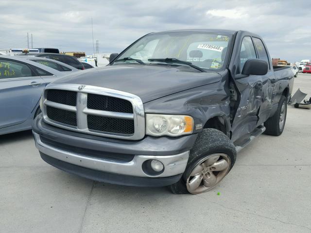 1D7HA18D64S678569 - 2004 DODGE RAM 1500 S GRAY photo 2