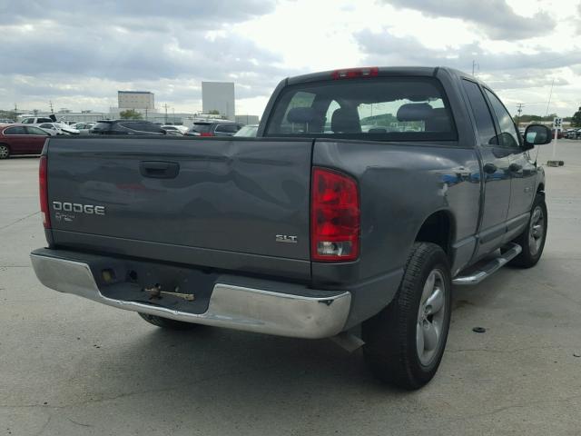 1D7HA18D64S678569 - 2004 DODGE RAM 1500 S GRAY photo 4