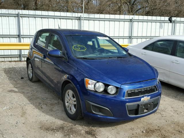 1G1JC6SG3D4135358 - 2013 CHEVROLET SONIC LT BLUE photo 1