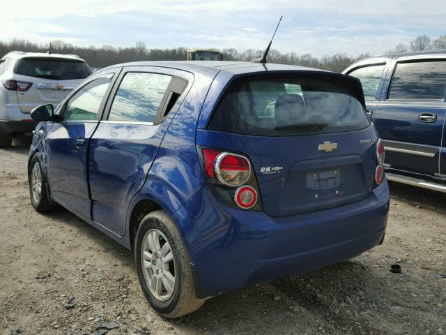 1G1JC6SG3D4135358 - 2013 CHEVROLET SONIC LT BLUE photo 3