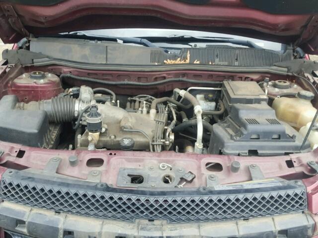 2CNDL13F876080496 - 2007 CHEVROLET EQUINOX LS MAROON photo 7