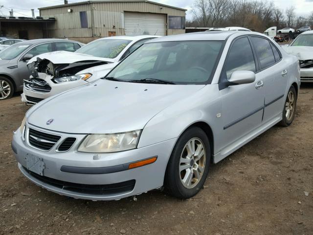 YS3FD49Y371016303 - 2007 SAAB 9-3 2.0T SILVER photo 2