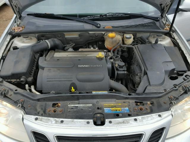 YS3FD49Y371016303 - 2007 SAAB 9-3 2.0T SILVER photo 7