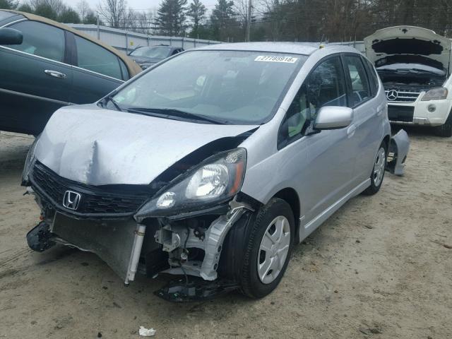 JHMGE8H58CS005498 - 2012 HONDA FIT SPORT SILVER photo 2