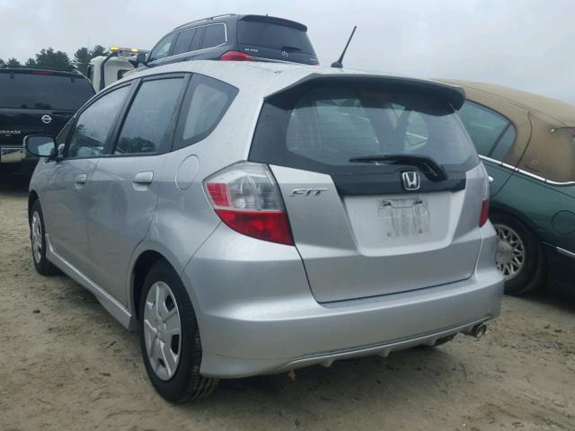 JHMGE8H58CS005498 - 2012 HONDA FIT SPORT SILVER photo 3