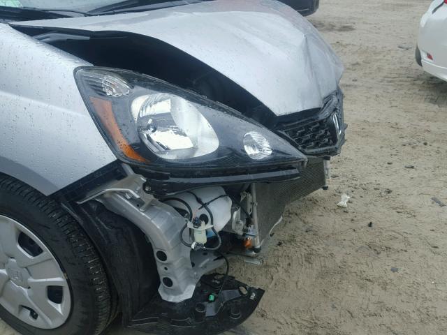 JHMGE8H58CS005498 - 2012 HONDA FIT SPORT SILVER photo 9