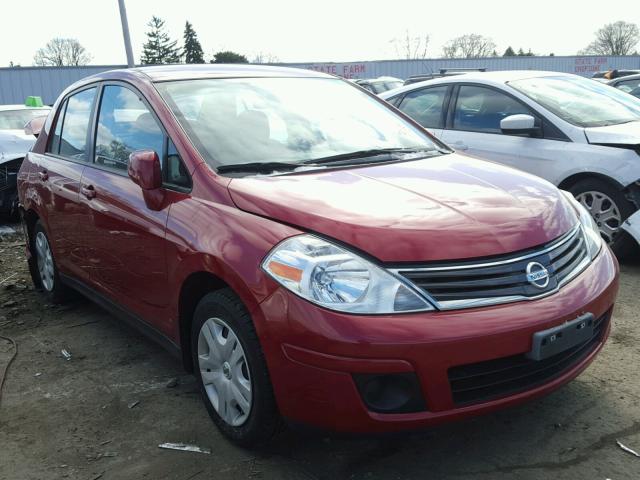 3N1BC1AP4BL359653 - 2011 NISSAN VERSA S RED photo 1