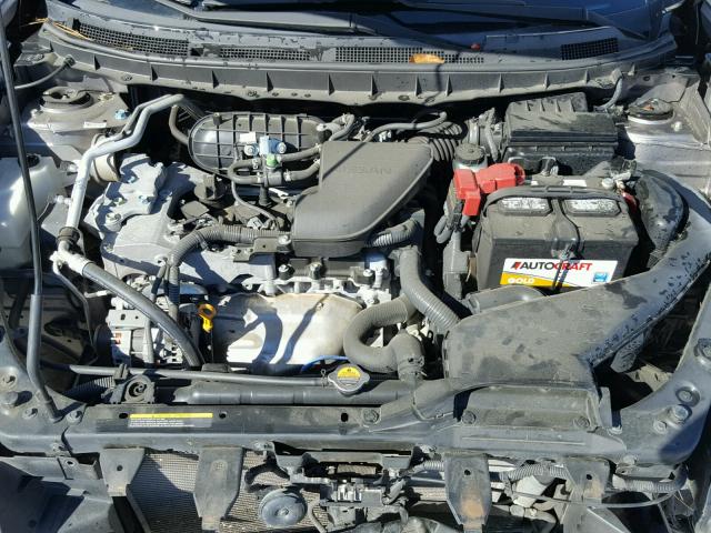 JN8AS5MT2CW603070 - 2012 NISSAN ROGUE S GRAY photo 7