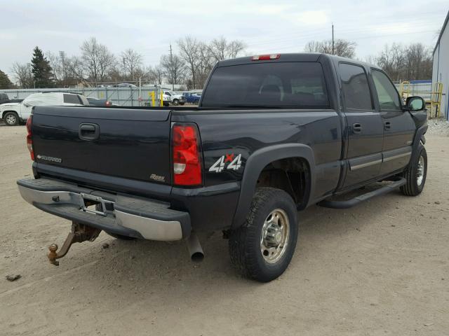 1GCHK23UX6F114567 - 2006 CHEVROLET SILVERADO BLACK photo 4