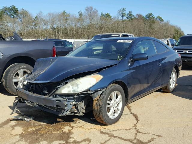 4T1CE38P25U952415 - 2005 TOYOTA CAMRY SOLA BLUE photo 2