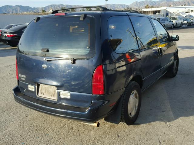 4N2DN11W2RD808574 - 1994 NISSAN QUEST XE BLUE photo 4