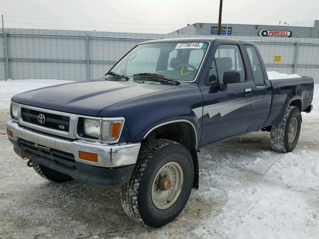 JT4VN13D7N5093556 - 1992 TOYOTA PICKUP 1/2 BLUE photo 2