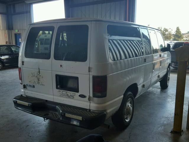 1FMNE11W68DA37375 - 2008 FORD ECONOLINE WHITE photo 4