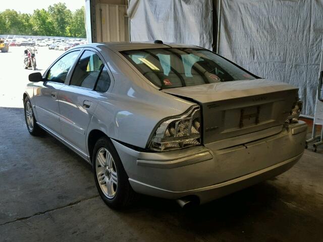 YV1RS592062555427 - 2006 VOLVO S60 2.5T F SILVER photo 3