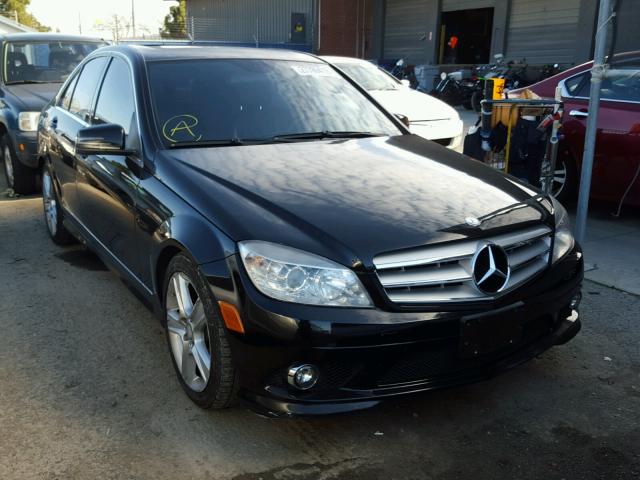 WDDGF5EB5AR086932 - 2010 MERCEDES-BENZ C 300 BLACK photo 1