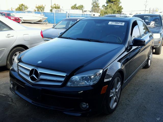 WDDGF5EB5AR086932 - 2010 MERCEDES-BENZ C 300 BLACK photo 2