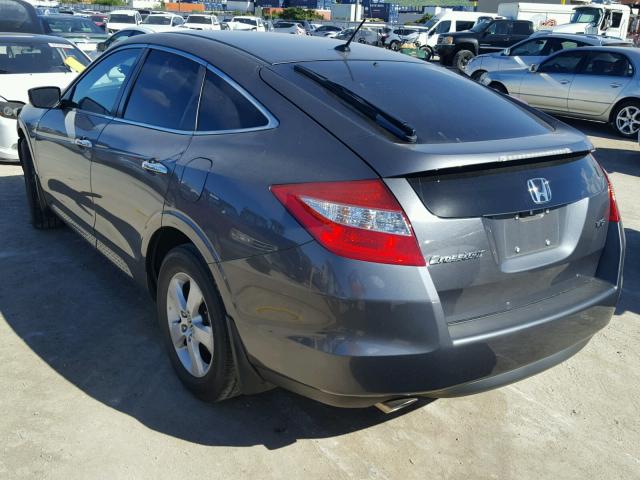 5J6TF1H38CL003483 - 2012 HONDA CROSSTOUR GRAY photo 3