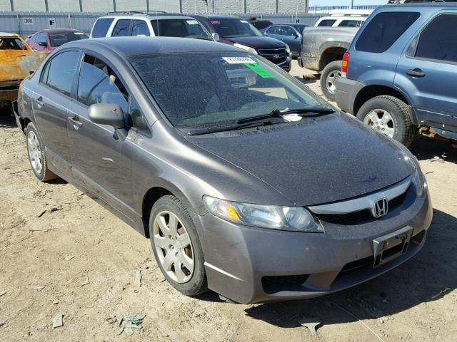 19XFA1F52AE038192 - 2010 HONDA CIVIC LX GRAY photo 1