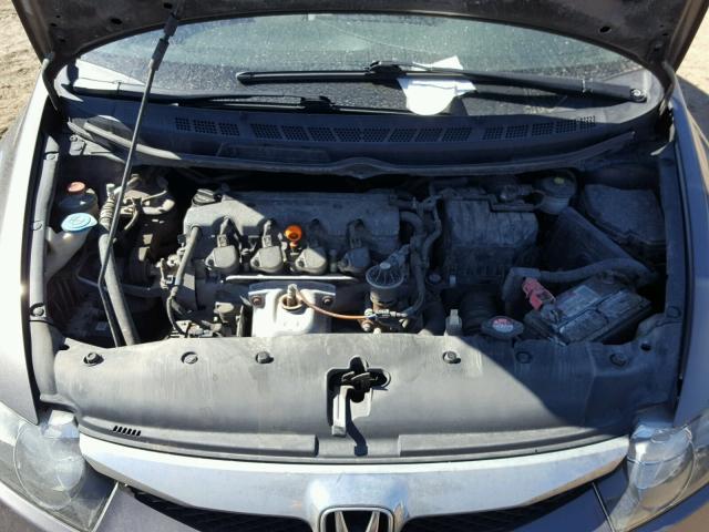 19XFA1F52AE038192 - 2010 HONDA CIVIC LX GRAY photo 7