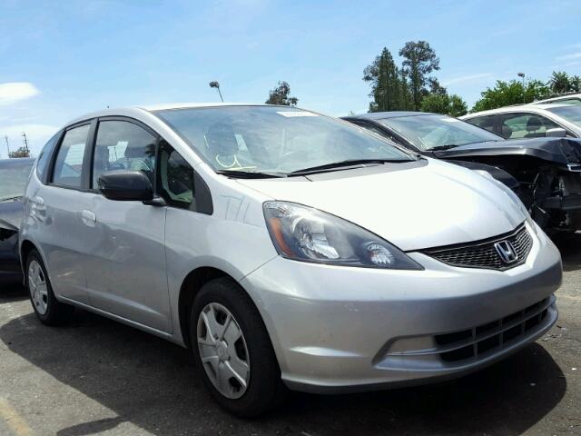 JHMGE8H31DC010486 - 2013 HONDA FIT SILVER photo 1