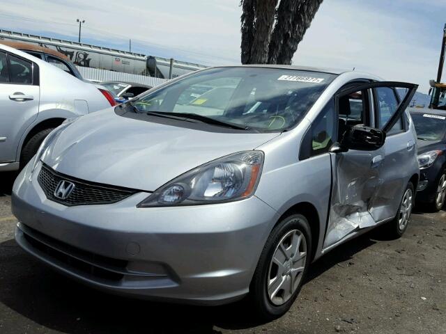 JHMGE8H31DC010486 - 2013 HONDA FIT SILVER photo 2