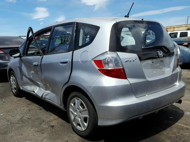 JHMGE8H31DC010486 - 2013 HONDA FIT SILVER photo 3