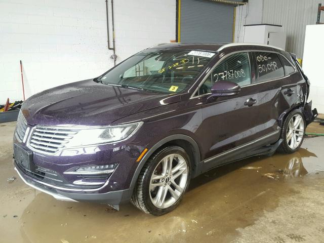 5LMCJ2A92FUJ04986 - 2015 LINCOLN MKC 紫色 照片 2