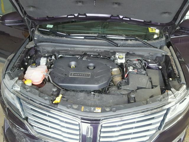 5LMCJ2A92FUJ04986 - 2015 LINCOLN MKC 紫色 照片 7