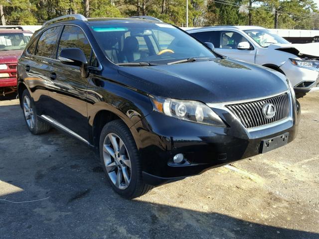 2T2ZK1BA0CC074179 - 2012 LEXUS RX 350 BLACK photo 1