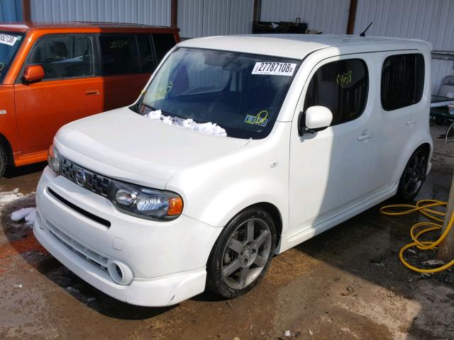 JN8AZ28R29T120715 - 2009 NISSAN CUBE BASE WHITE photo 2