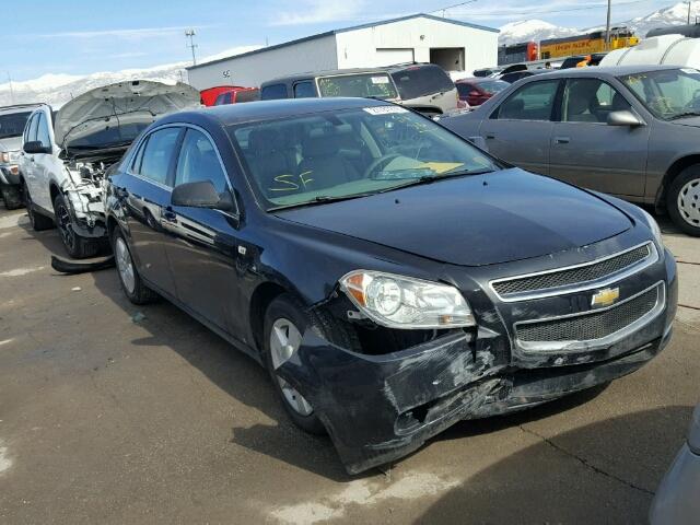 1G1ZG57B084199314 - 2008 CHEVROLET MALIBU LS შავი ფოტო 1