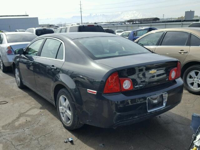 1G1ZG57B084199314 - 2008 CHEVROLET MALIBU LS შავი ფოტო 3