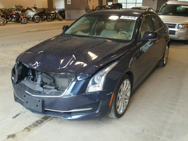 1G6AB5SX7F0112456 - 2015 CADILLAC ATS LUXURY BLUE photo 2